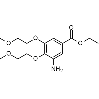 3-氨基-4,5-双(2-甲氧基乙氧基)苯甲酸乙酯(厄洛替尼杂质)图片