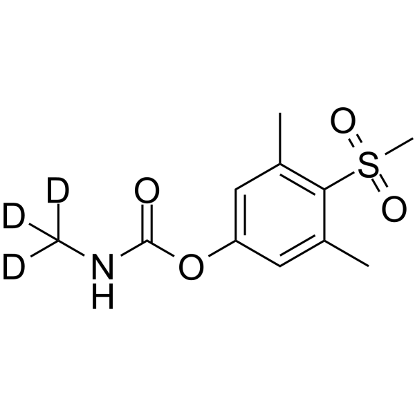 Methiocarb sulfone-d3 Structure