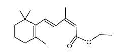 (2Z,4E)-ethyl 3-methyl-5-(2,6,6-trimethylcyclohex-1-enyl)penta-2,4-dienoate结构式