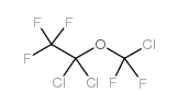 1,1-二氯-2,2,2-三氟乙基氯二氟甲醚结构式