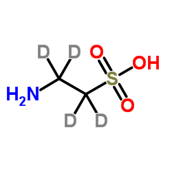 2-Amino(2H4)ethanesulfonic acid structure