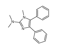 2-dimethylamino-1-methyl-4,5-diphenylimidazole Structure