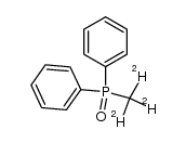 [2H3]Methyldiphenylphosphine oxide结构式