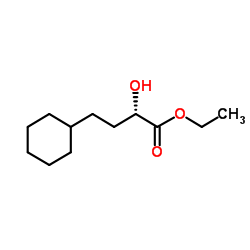 Ethyl (2S)-4-cyclohexyl-2-hydroxybutanoate Structure