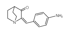 2-(4-Amino-benzylidene)-1-aza-bicyclo[2.2.2]octan-3-one Structure