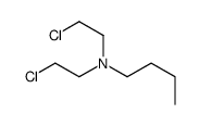 N,N-bis(2-chloroethyl)butan-1-amine Structure