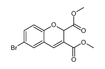 dimethyl 6-bromo-2H-chromene-2,3-dicarboxylate结构式