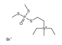 2-bis(methylsulfanyl)phosphorylsulfanylethyl-diethyl-methylazanium,bromide Structure