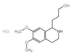 1-(GAMMA-HYDROXYPROPYL)-6,7-DIMETHOXY-1,2,3,4-TETRAHYDROISOQUINOLINE HYDROCHLORIDE picture