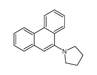 1-phenanthren-9-ylpyrrolidine Structure