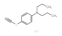 N,N-dipropyl-4-thiocyanato-aniline structure