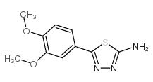 1,3,4-Thiadiazol-2-amine,5-(3,4-dimethoxyphenyl)- Structure