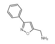 3-苯基异恶唑-5-基甲胺图片