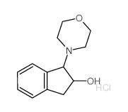 1H-Inden-2-ol, 2,3-dihydro-1-(4-morpholinyl)-, hydrochloride (9CI)结构式