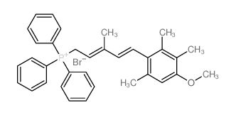 [5-(4-Methoxy-2,3,6-trimethylphenyl)-3-methyl-2,4-pentadien-1-yl]triphenylphosphonium bromide picture