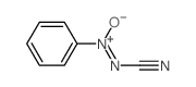 Diazenecarbonitrile,2-phenyl-, 2-oxide Structure