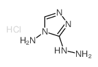 3-hydrazinyl-1,2,4-triazol-4-amine Structure