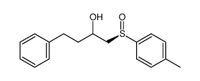 4-phenyl-1-((R)-p-tolylsulfinyl)butan-2-ol Structure