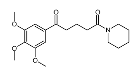 1-piperidin-1-yl-5-(3,4,5-trimethoxyphenyl)pentane-1,5-dione Structure