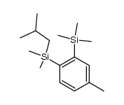 2-Trimethylsilyl-4-methylisobutyldimethylsilylbenzol Structure