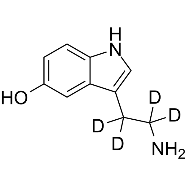 Serotonin-d4 Structure