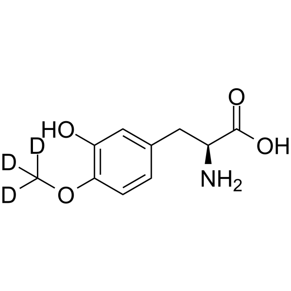 4-O-Methyldopa-d3结构式