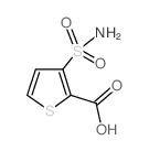 3-(AMINOSULFONYL)THIOPHENE-2-CARBOXYLIC ACID structure