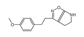 4H-Pyrrolo[3,2-d]isoxazole,5,6-dihydro-3-[2-(4-methoxyphenyl)ethyl]-(9CI) structure