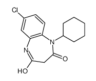 7-chloro-1-cyclohexyl-5H-1,5-benzodiazepine-2,4-dione Structure