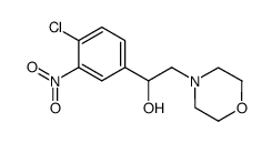 1-(4-chloro-3-nitro-phenyl)-2-morpholin-4-yl-ethanol Structure