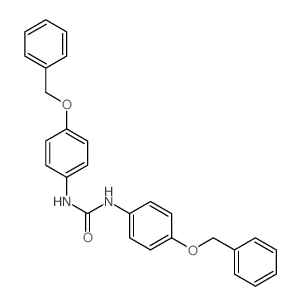 1,3-bis(4-phenylmethoxyphenyl)urea structure