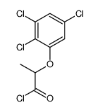 2-(2,3,5-trichlorophenoxy)propanoyl chloride Structure