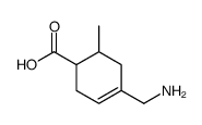 4-(aminomethyl)-6-methylcyclohex-3-ene-1-carboxylic acid Structure