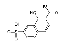 1-hydroxy-7-sulfo-2-naphthoic acid Structure