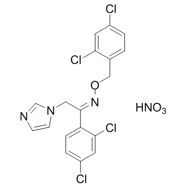 Oxiconazole nitrate Structure