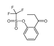 (2-propanoylphenyl) trifluoromethanesulfonate Structure