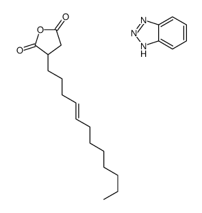 dihydro-3-(tetrapropenyl)furan-2,5-dione, compound with 1H-benzotriazole结构式