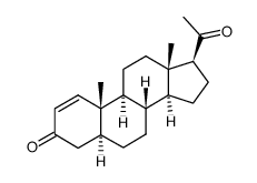 5α-pregn-1-ene-3,20-dione Structure