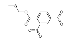 (2,4-dinitro-benzoyloxy)-methylsulfanyl-methane Structure