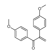 1,2-bis(4-methoxyphenyl)prop-2-en-1-one结构式