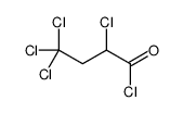 2,4,4,4-tetrachlorobutanoyl chloride结构式