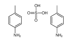 4-methylaniline,sulfuric acid Structure