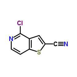 4-Chlorothieno[3,2-c]pyridine-2-carbonitrile结构式