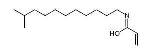 N-(10-methylundecyl)prop-2-enamide结构式