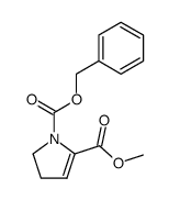 methyl N-benzyloxycarbonyl-4,5-dihydropyrrole-2-carboxylate Structure