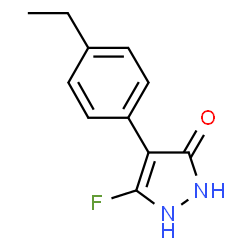 3H-Pyrazol-3-one,4-(4-ethylphenyl)-5-fluoro-1,2-dihydro-(9CI) picture