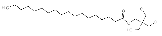 Octadecanoic acid,3-hydroxy-2,2-bis(hydroxymethyl)propyl ester structure