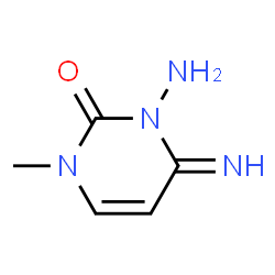 2(1H)-Pyrimidinone,3-amino-3,4-dihydro-4-imino-1-methyl-(9CI) structure