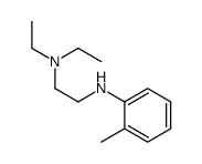 N',N'-diethyl-N-(2-methylphenyl)ethane-1,2-diamine Structure