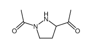 1-(1-acetylpyrazolidin-3-yl)ethanone结构式